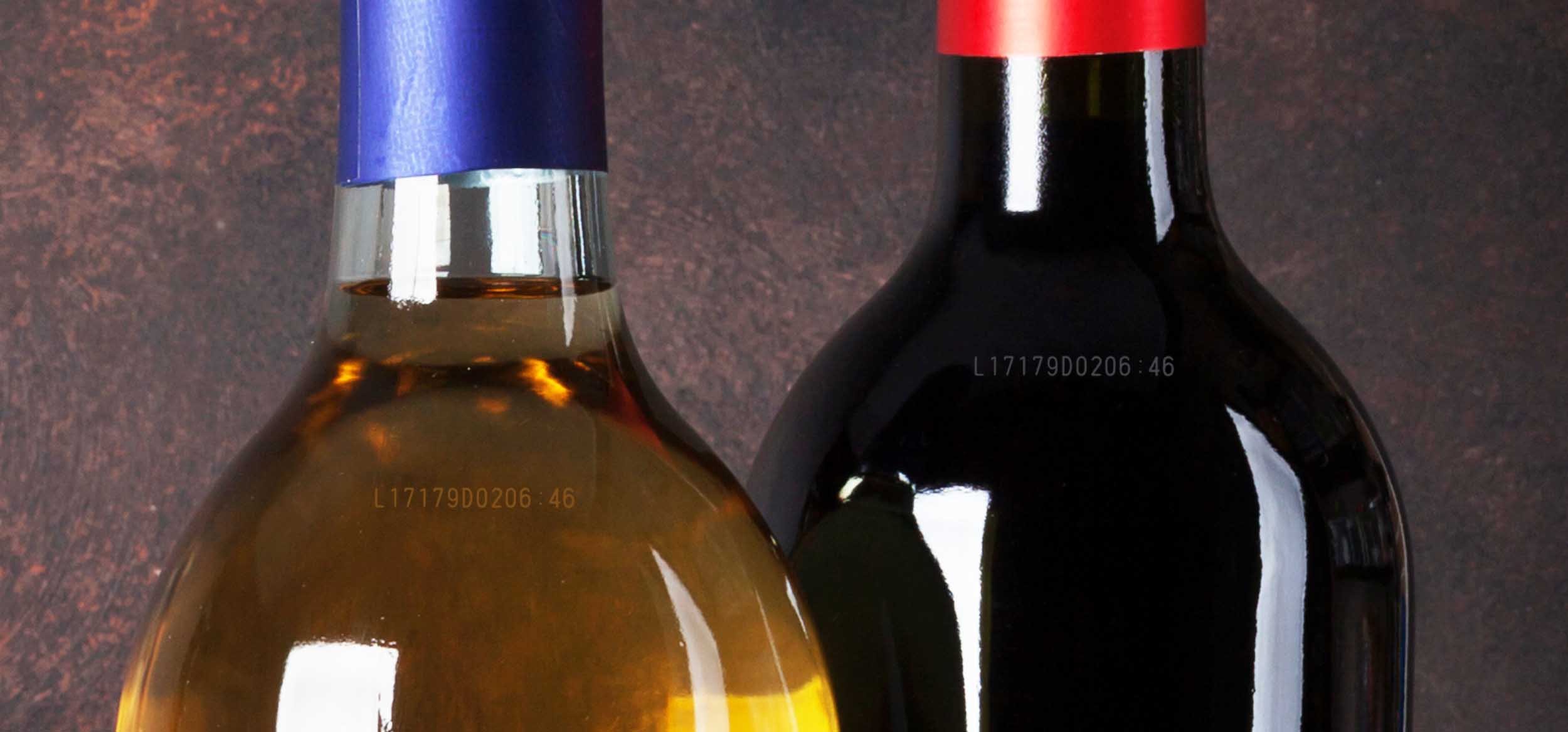 SQ-Laser Code on Wine Bottles